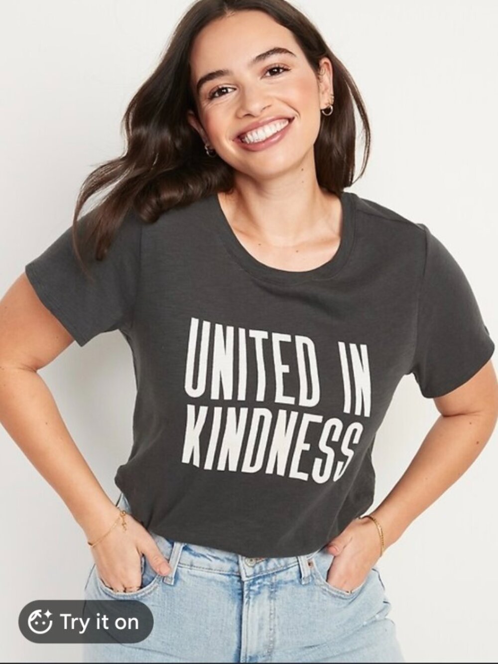 Old Navy Graphic Tee United in Kindness size Large